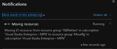 Resource Group Notifications